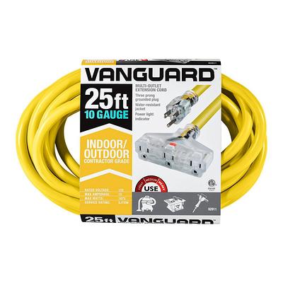 Vanguard 40 ft. x 14/3 Gauge Retractable Cord Reel with Triple Tap, Black -  Yahoo Shopping