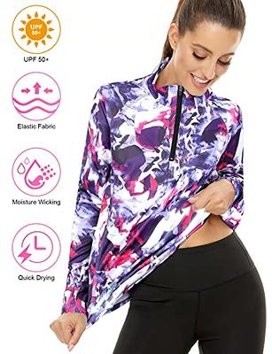 LURANEE Long Sleeve Workout Shirts for Women,SPF Running Shirts 1/4 Zip  Pullover Relaxed Trendy Breathable Workout Tops Basic Cool Flattering Sport  Athleisure T Shirts Tie Dye Small - Yahoo Shopping
