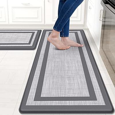 Non Skid Washable Absorbent Microfiber Kitchen Mats for Floor Anti