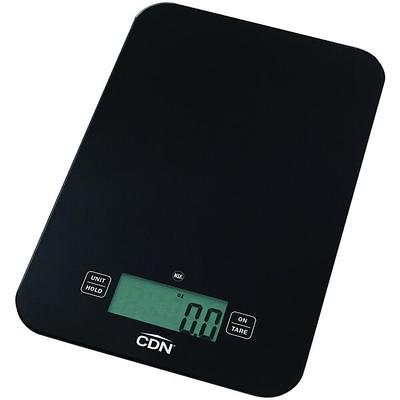 San Jamar / Escali SCDGP11M 11 lb. Metallic Round Professional Digital  Portion Control Kitchen Scale