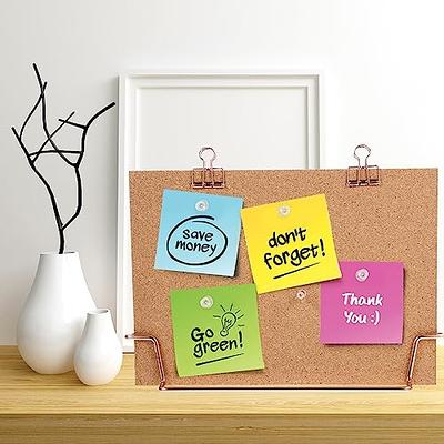 Desktop Cork Bulletin Board, Small Mini Hanging Tack Message Memo