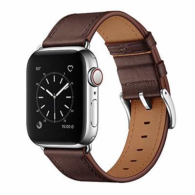 Genuine Leather Strap For Apple Watch Bands Series SE 7 6 5 4 3