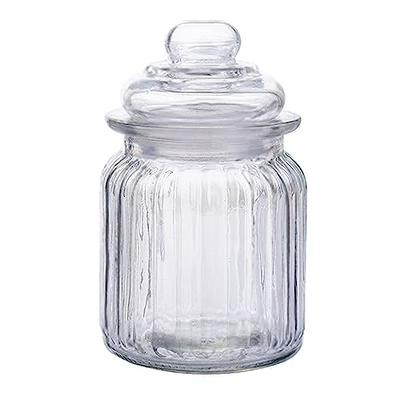 LEFV Clear Food Storage Container Glass Jar with Sealing Lid for Kitchen  Flour Cereal Rice Sugar Spices Herb Tea Coffee Beans Nuts Dry-Fruits -  Yahoo Shopping