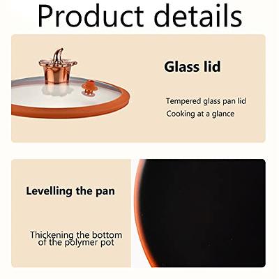 Micro Pressure Cooker, 8L Large Capacity Pressure Pot for Cooking,  Multifunctional Non-stick Micro Pressure Pot, with Glass Lid, Cooking Pot  for Gas