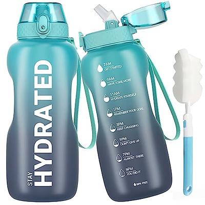 Bottled Joy Half Gallon Water Bottle, Water Bottle For Camping Workouts And  Outdoor