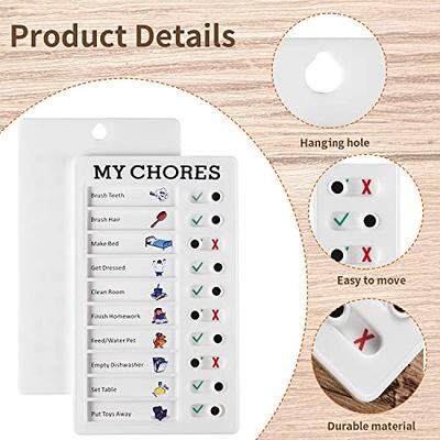 2 Pieces Chore Chart for Multiple Kids,Daily Schedule for Kids，Memo  Checklist Board Detachable Reusable Plastic Planner Board for Home Travel  Reminder Tool (to do List) 4.8x7.9 Inch - Yahoo Shopping