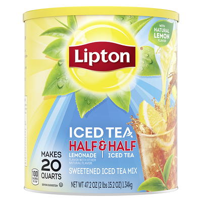 Lipton Iced Tea And Lemonade Half & Half, 16.9 Fl Oz, 12 Count, Size: 202.8 fl oz