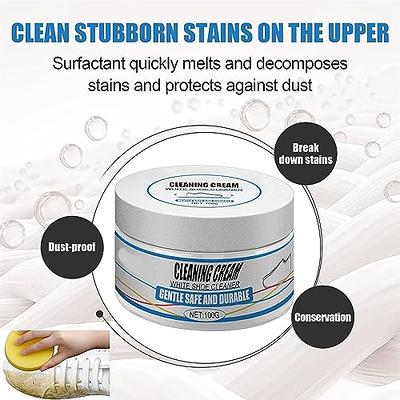 White Shoe Cleaning Cream Sneaker Leather Shoes Stain Cleaner Refresh Color  260g