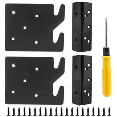 TTZEZE Wood Bed Rail Hook Plates, Heavy Duty Bed Frame Replacement  Parts,Iron Metal Hardware Claw Hook Plate for Headboard Footboard Wooden  Frame,Bed Rail Fitting Bracket with Mounting Screws,2 Pair - Yahoo Shopping