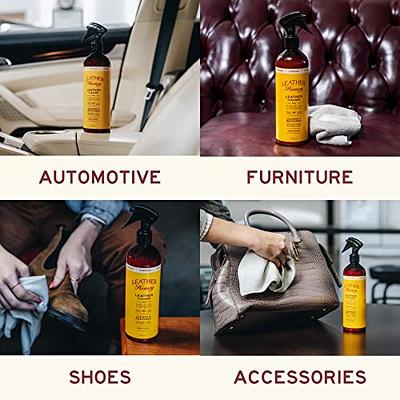 Leather Honey Conditioner and Cleaner Bundle with 32oz Conditioner, 16oz  Spray Cleaner with UV Protectant, and Application Cloth - Yahoo Shopping