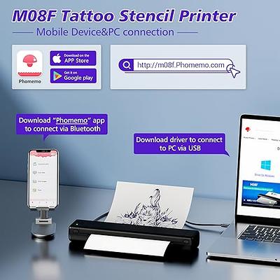 M08F Wireless Tattoo Transfer Stencil Printer – Phomemo