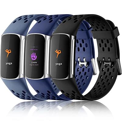 Replacement Band For Fitbit Charge 3 & Charge 4, Blue Size Small S