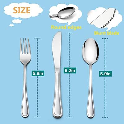 Stainless Steel Kids Silverware Set of 12