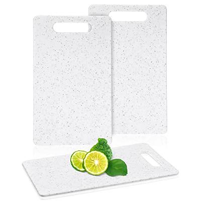 2 Pcs Small Cutting Board for Kitchen Mini Plastic Cutting Board