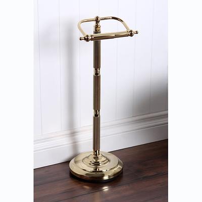 Kingston Brass Claremont CC8001 Freestanding Toilet Paper Holder, Polished  Chrome