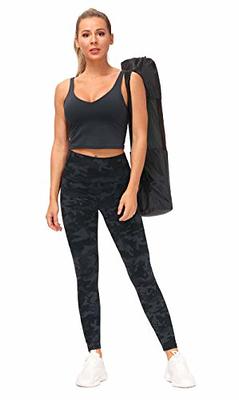 THE GYM PEOPLE Tummy Control Workout Leggings with Pockets High Waist  Athletic Yoga Pants for Women Running, Fitness (BlackGrey Camo, Medium) -  Yahoo Shopping