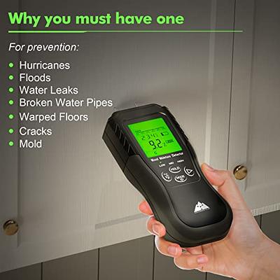 VOLCANOES CLUB Moisture Meter - Water Leak Detector - Wood Moisture Meter  for Drywall Walls Firewood Lumber - Digital Humidity Sensor Moisture Tester  - PinType Moisture Detection Home Woodworking Tool - Yahoo Shopping