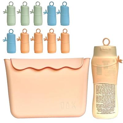 TRANOMOS 8 Pack Silicone Bottle Covers, Travel Essentials for Women Men,  Travel Size Toiletries, Cruise Ship Essentials, Accessories Luggage, Travel