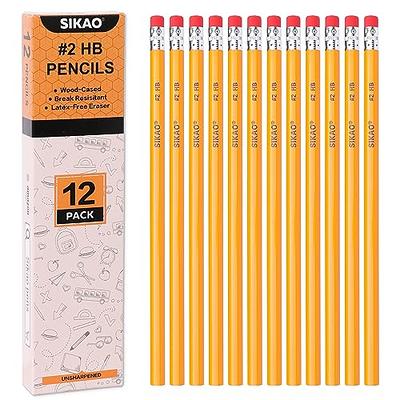 ECOTREE Pencils #2 HB, Pre-sharpened Pencils with Eraser Cute Pencils  Graphite Pencils Sketch Pencils Birthday Pencils Fun Pencils for Kids,  Adults