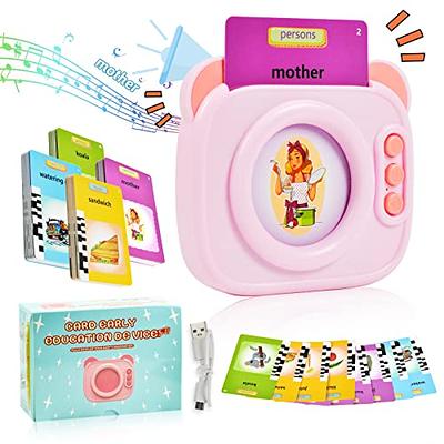 Toddler Toys for 2 3 4 5 Year Old Boys & Girls,Talking Flash Cards