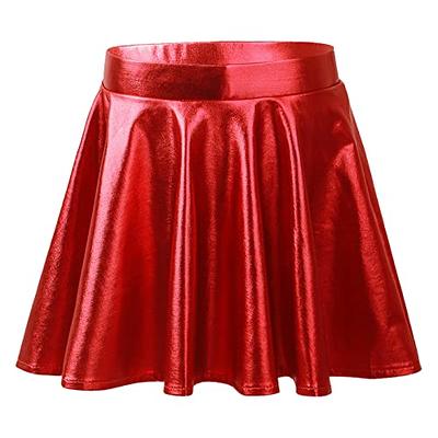 Kids Girls Shiny Sequins Metallic Flared Leggings Trousers High Waist  Dancewear