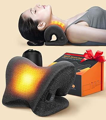 Neck Back Massager with Heat,Neck Support Pillow for Pain Relief