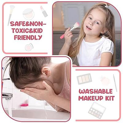 Kids Makeup Kit for Girl-Washable Makeup for Kids with Colorful Unicorn Bag