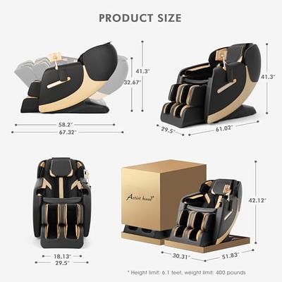 Massage Chair Massage Recliner Fully Assembled Curved Long Rail Shiatsu PU  Leather - China Best Massage Chair, Massage Chair for Sale