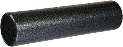 90cm High Density PE Foam Roller Black for Muscle Release & Rehab