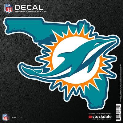 Miami Dolphins Fathead Giant Removable Decal  Miami dolphins logo, Dolphins,  Miami dolphins