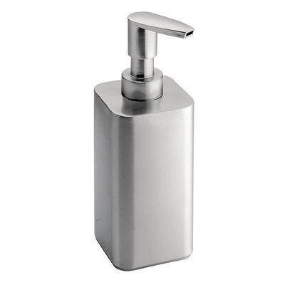 Mdesign Plastic Kitchen Sink Countertop Hand Soap Dispenser - Gray/matte  Black : Target