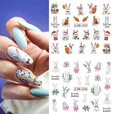 2 Styles Designer Brand Logos Nail Tattoo Sticker Transfers Salon