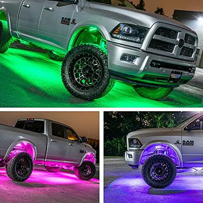 LEDGlow 6pc Multi-Color Slimline LED Truck Underbody Underglow Accent Neon  Lighting Kit & 4pc Wheel Well Fender Lights - 10 Solid Colors - 13 Unique  Patterns - Includes Control Box & Remote - Yahoo Shopping