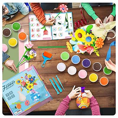 Titoclar Arts & Crafts for Kids Ages 8-12 6-8 4-8, Air Dry Clay Craft Kits,  Make Your Own Flower Bouquet and Vase, Water Marbling Paint Kit, Toys For  Girls Boys 4 5 6 7 8 9 10 Years - Yahoo Shopping