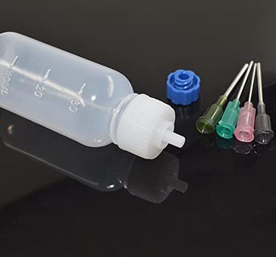 20Pcs 30Ml Plastic Squeezable Tip Applicator Bottle Refillable Dropper  Bottles with Needle Tip Caps for Glue DIY