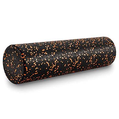 Athletic Works 18 in. x 5.5 in. Hollow Core Foam Roller, Deep Tissue  Massage Roller, Black 