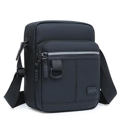  Lemuvlt Small Messenger Bag for Men PU Leather