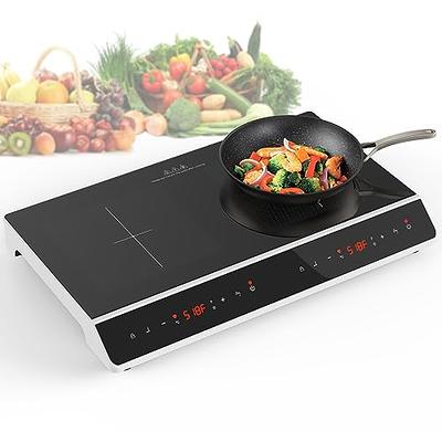 Double Induction Cooktop, 24 inch 4000W Induction cooktop 2 burner,Electric  cooktop with LED Touch Screen 10 Levels Settings with Child Safety Lock &  Timer 110V Induction stove top with hot plate - Yahoo Shopping