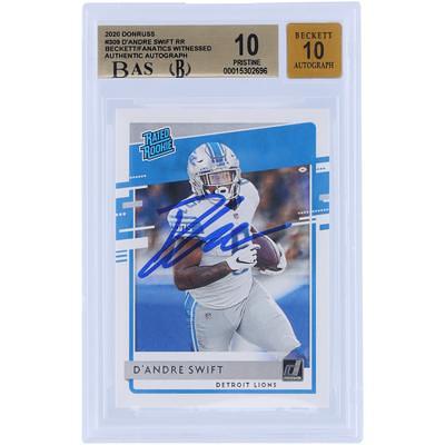 Jalen Hurts Philadelphia Eagles Autographed 2020 Panini Donruss Optic The Rookies #TR-JAH Beckett Fanatics Witnessed Authenticated Rookie Card