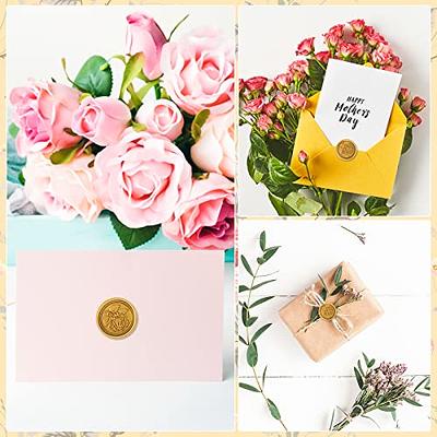 Prasacco 50 Pieces Wax Seal Stickers, Envelope Seal Stickers Vintage Wedding  Invitation Envelope Seals Self Adhesive Rose Flower Gold Stickers for  Valentine's Day Birthday Bridal Shower Party - Yahoo Shopping