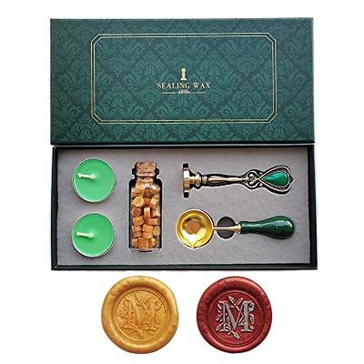 Fancy Letters M Wax Seal Stamp Set, YOSENLING European Style Wax Seal Stamp  Kit Gift Box Set, Vintage Personalized Wax Seal Stamp for Letter Cards  Invitations (Letters M) - Yahoo Shopping