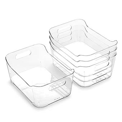 Uniplay Small Stackable Storage Bins For Closet Organizers, Food