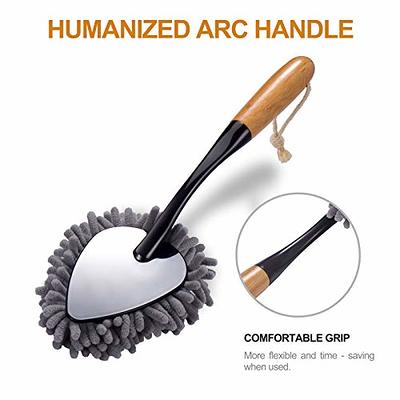 MR.SIGA Dustpan and Brush Set, Portable Cleaning Brush and Dustpan