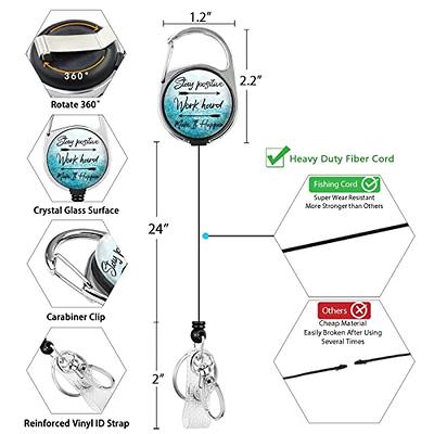 Heavy Duty Retractable Badge Reel with RFID Blocking Badge Holder