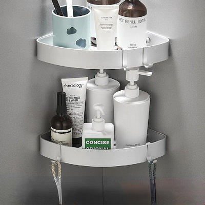 Bathroom Rack Space Aluminum Perforation-Free Pendant Toilet Bathroom  Storage Rack - Yahoo Shopping