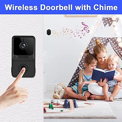 Tuck SHARKPOP Doorbell Camera Wireless, WiFi Video Doorbell with Free Ring  Chime, Indoor/Outdoor Surveillance Human Detection, 2-Way Audio, Night  Vision, Cloud Storage, Battery Powered, Live View - Yahoo Shopping