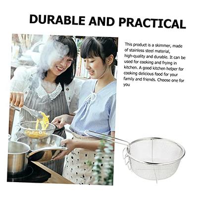 DOITOOL 2 Pcs Basket Folding Bracket Potato Basket Mini Fry Basket Fryer  Basket Turkey Frying Basket Strainer Basket for Frying Skimmer with Folding  Handle Skimmer for Kitchen Use Hot Pot - Yahoo Shopping