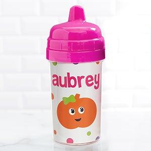 Halloween Character Personalized Toddler 12oz Snack Cup - Pink