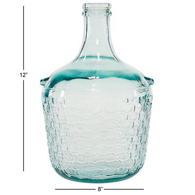 Decmode Traditional Decorative Glass Bottle