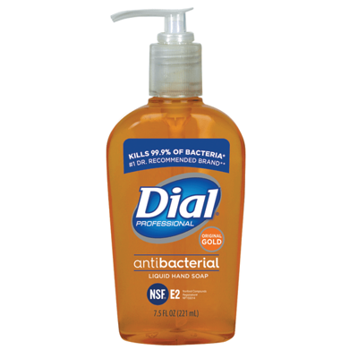 Dial Professional Gold Antibacterial Liquid Hand Soap, 1 Gallon Refill  Bottle